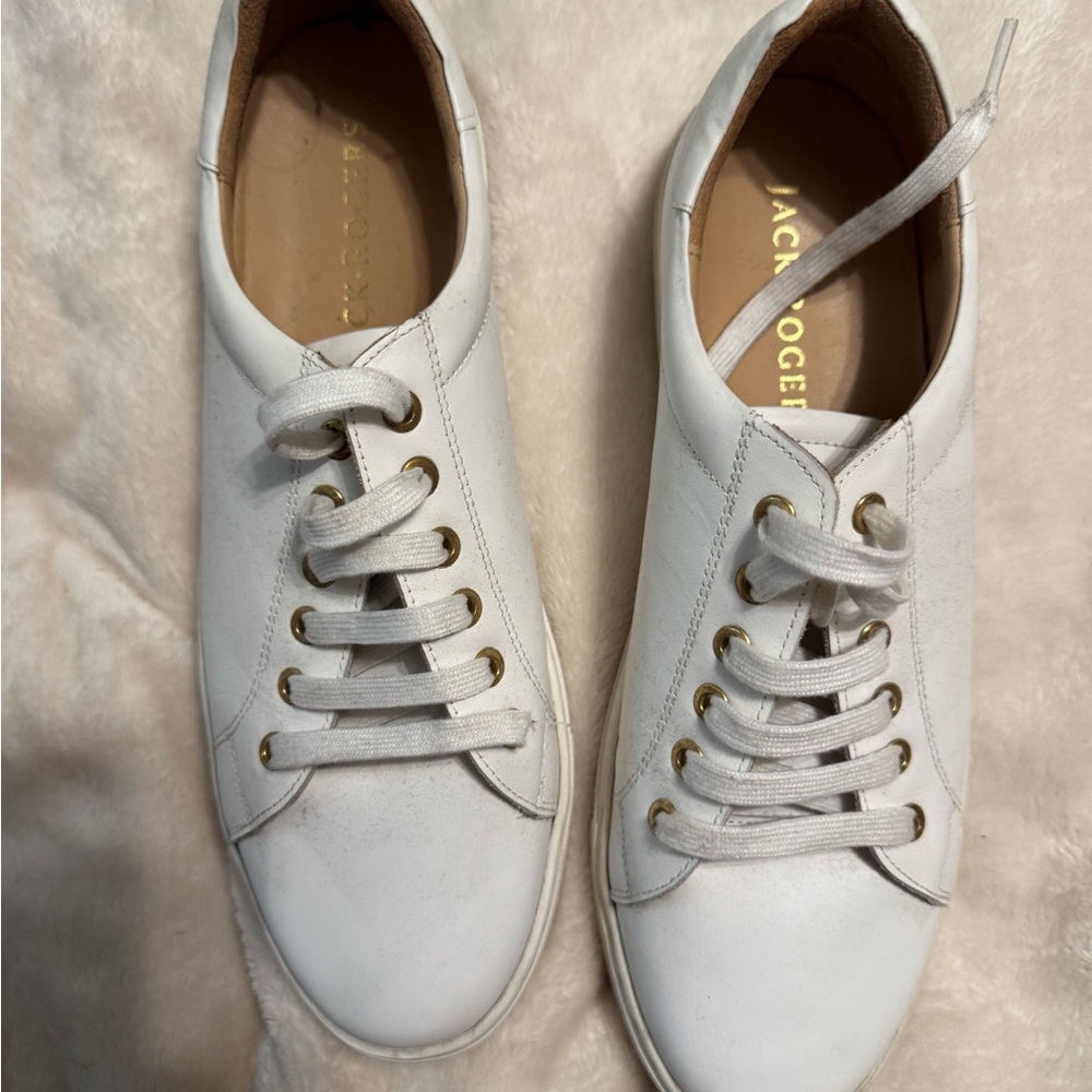 Jack Rogers White Sneakers Minimalist Design